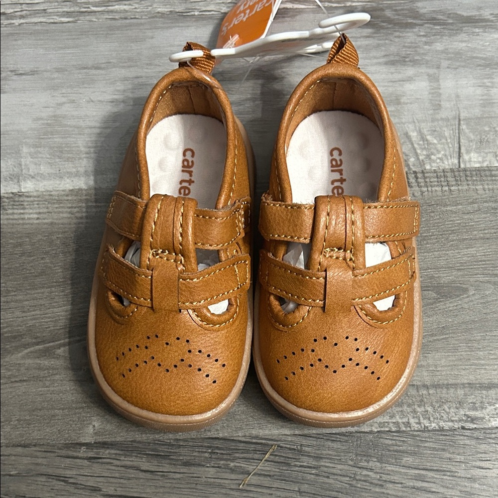 Carter's Brown Baby Walker Shoes